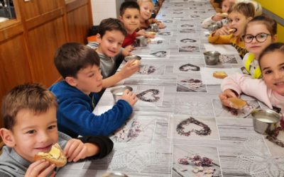 Tradicionalni slovenski zajtrk na Prihovi